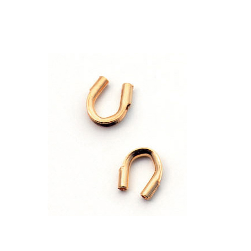 851_49900 Wire cover silver gold plated