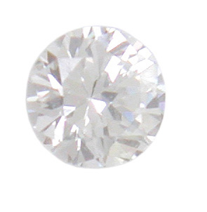 Cubic Zirconia sintetiche bianche, rotonde Cubic Zirconia sintetiche bianche, rotonde