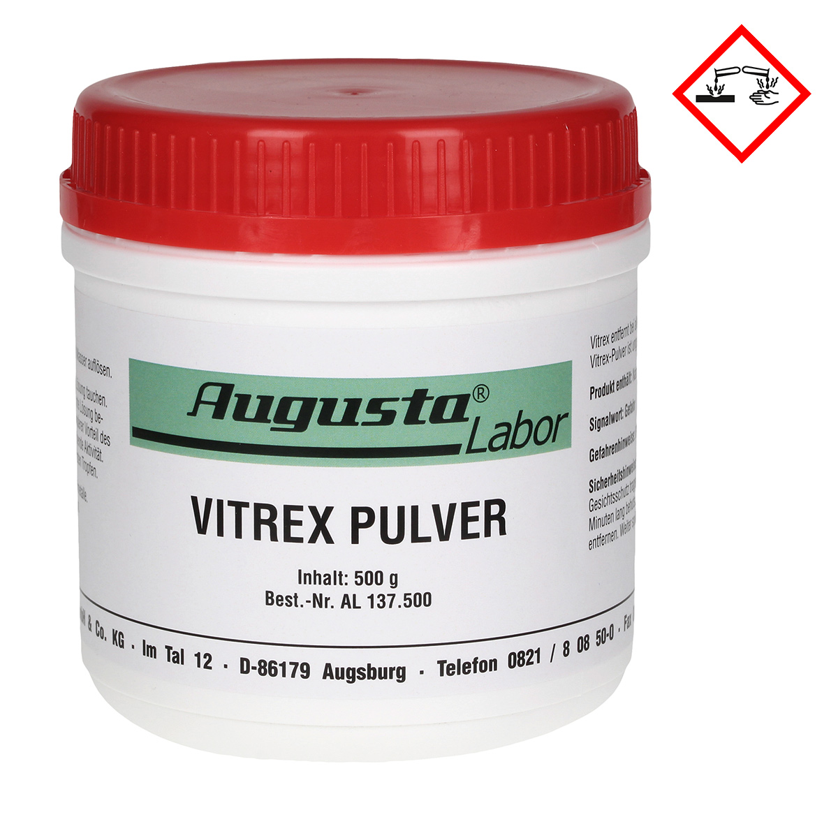 Vitrex powder pickling agent