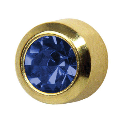 Medico ear studs, yellow