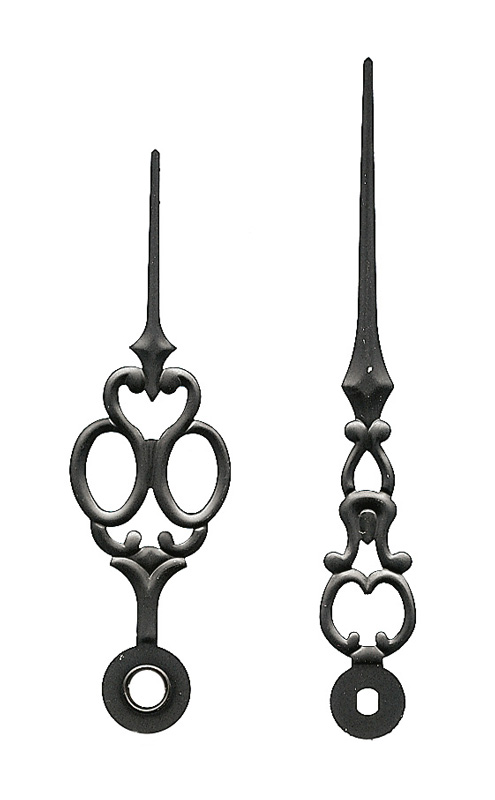 Großuhrzeiger schwarz 87/73 mm