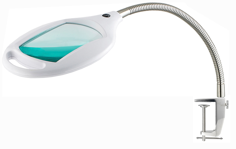 Lampada LED con lente d´ingrandimento