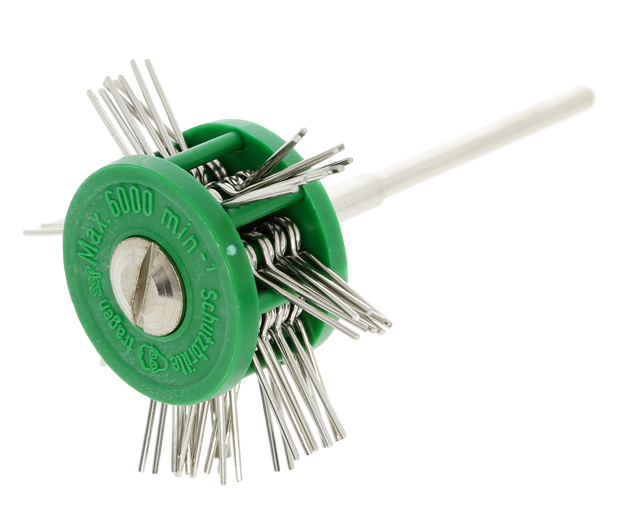 Spazzola per satinare verde