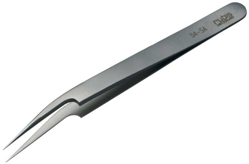 Rubis tweezer inox no. 5A