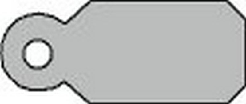 Cardboard labels with twine white