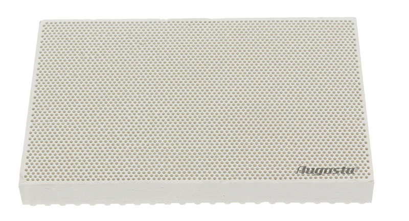 Piastra microforata in ceramica refrattaria