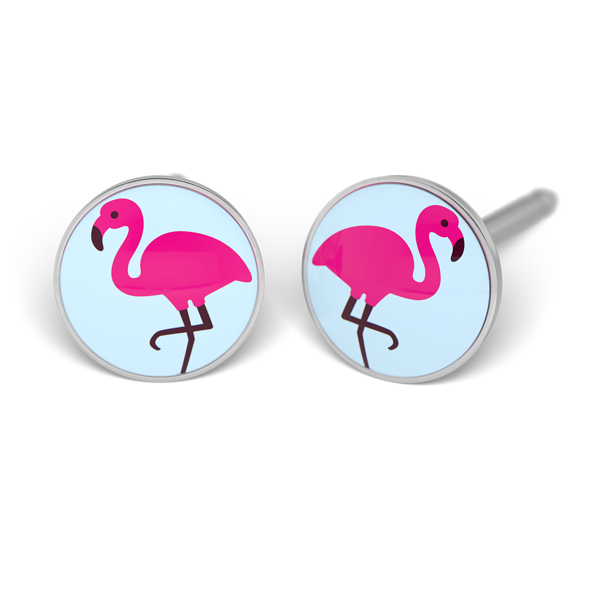 System 75 ear studs, white