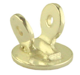 Joint for brooch on disc silver Joint for brooch on disc silver