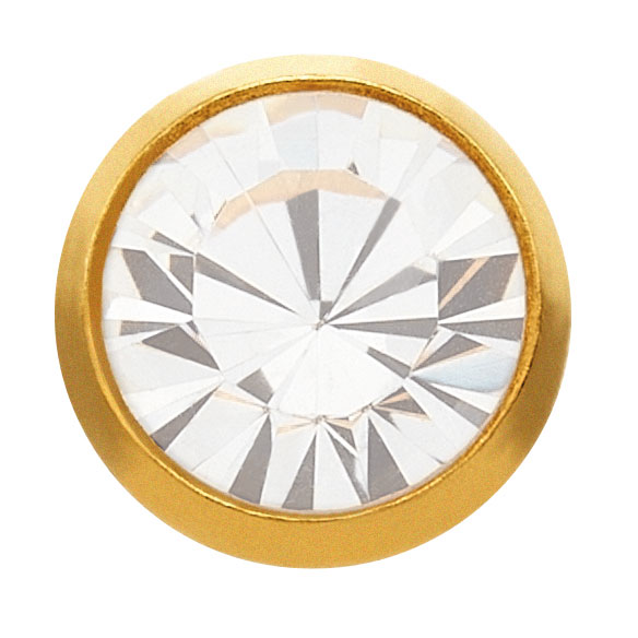 System 75 Kids line ear studs, gold plated