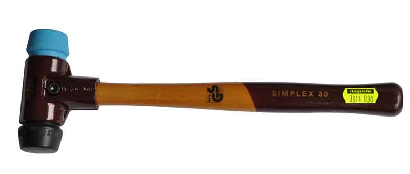 MARTELLO CON TESTA MORBIDA GOMMA NERA