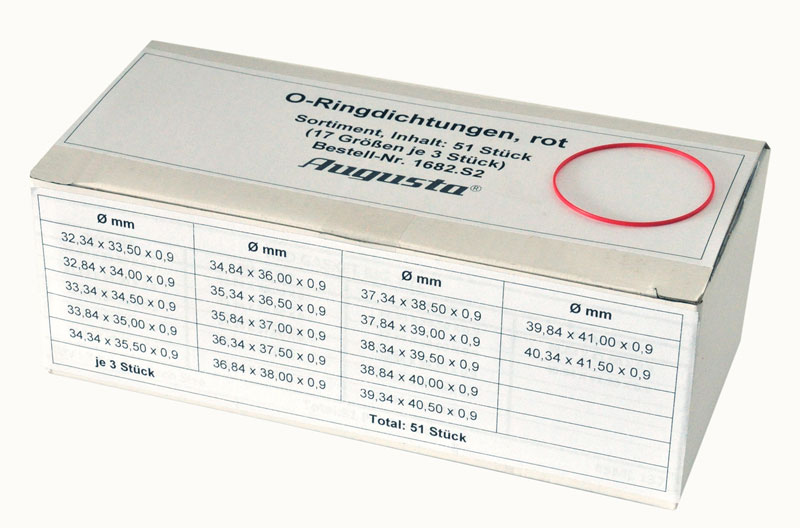 Assortment o-ring gaskets sansfil