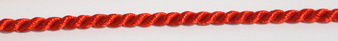 CORDONCINO ROSSO A TRECCIA 3,7 MM
