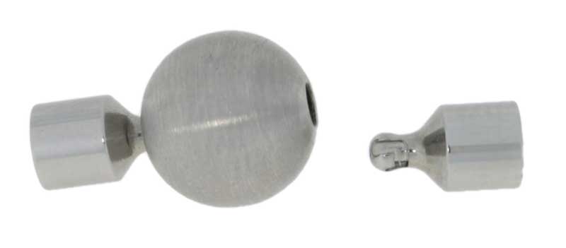 Ball clasp with click mechanics