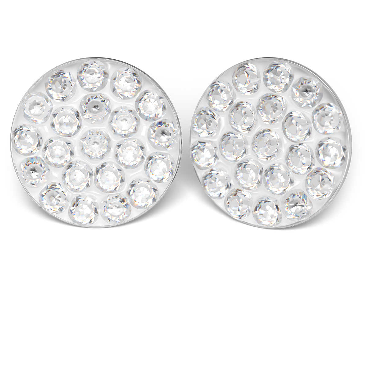System 75 ear studs, white