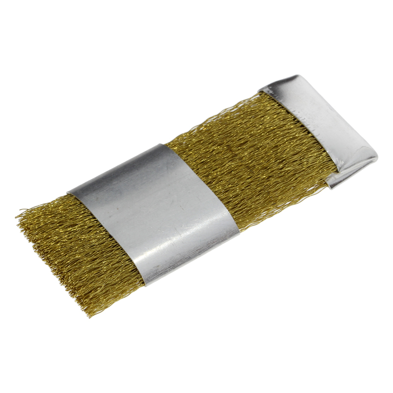 Scratch brush brass wire