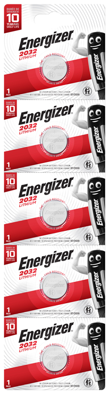 Energizer lithium batteries CR2032