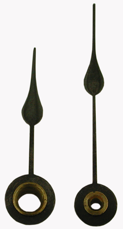 LANCETTE NERE A FORMA DI PERA PER OROLOGI LANCETTE NERE A FORMA DI PERA PER OROLOGI