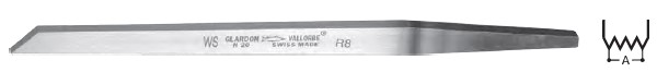 Flat edge graver WS