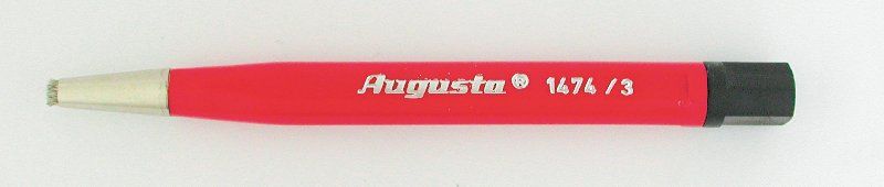 Scratch brush with steel wire insert