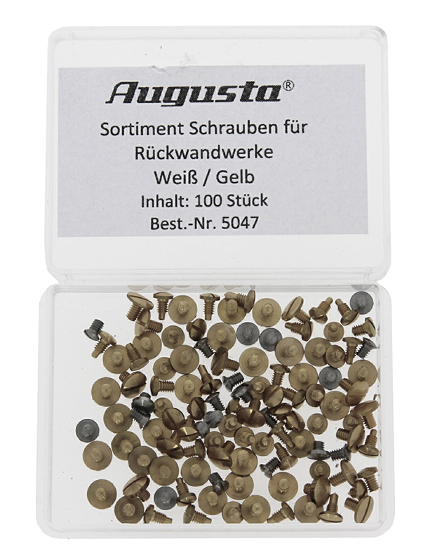 Assortment of screws for movements