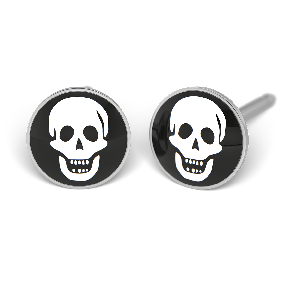 System 75 ear studs, white