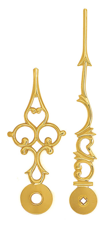 Lancette per movimenti meccanici, gialle, 88/60 mm