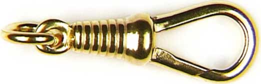 Karabiner mit unbeweglicher Öse und Ring 21 mm