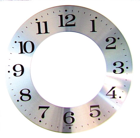 Ghiera per quadrante, numeri arabi