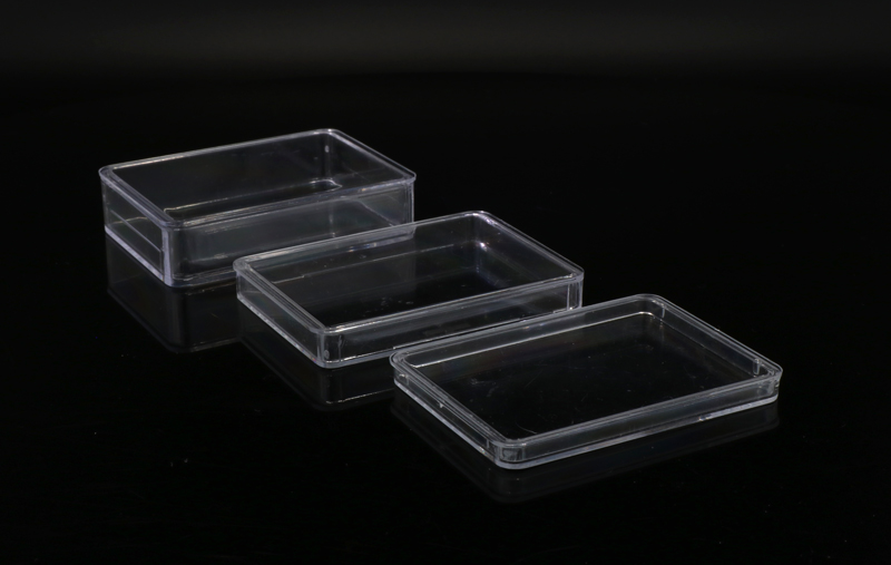 Scatolina trasparente con coperchio