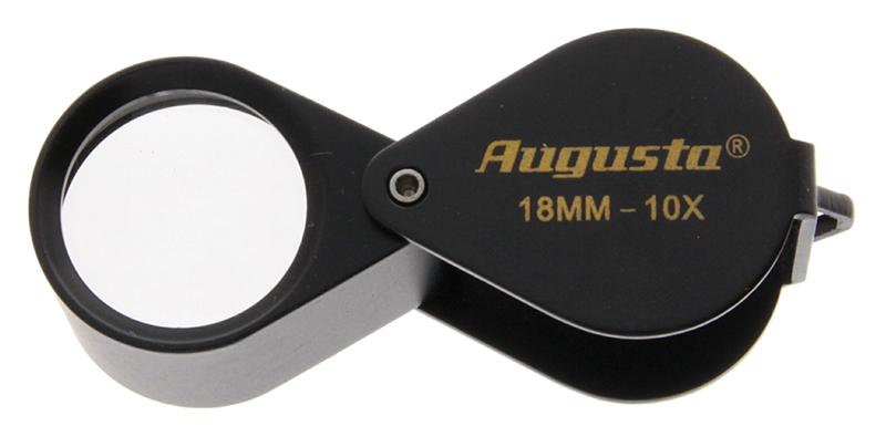 Pocket loupe black 10X