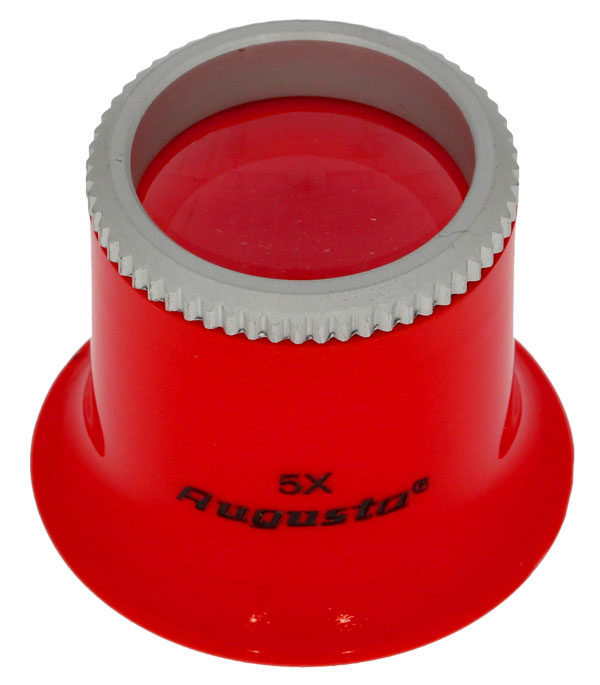 Watchmaker eye loupe red 5x