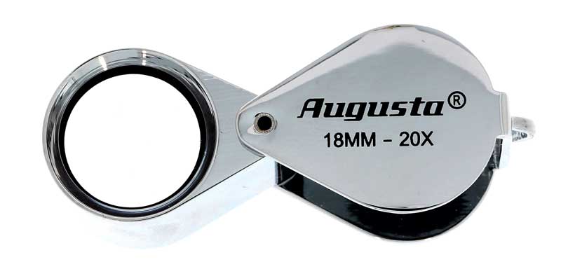 Pocket loupe chrome 20X