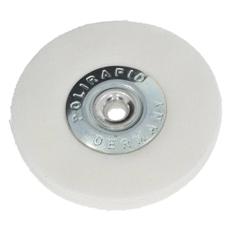 Spazzola circolare sottile mussola bianca Ø 50 mm