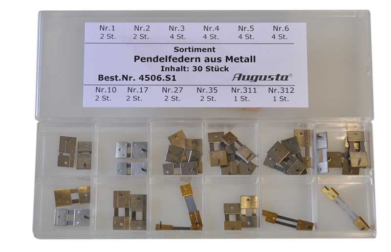 Assortment suspension springs metal