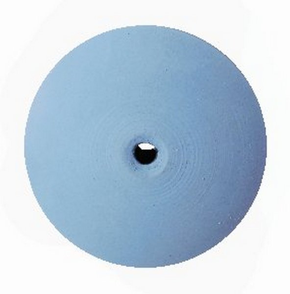 Lente abrasiva blu in silicone Ø 22 mm