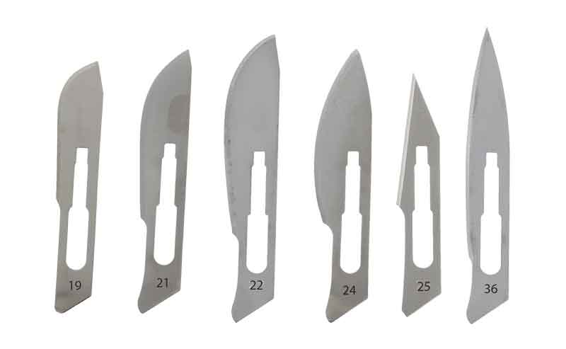 Skalpellklingen Form 24