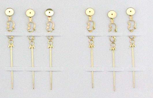 Pocket watch hands Louis XVI yellow Pocket watch hands Louis XVI yellow