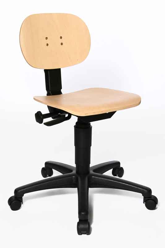 Sedia da laboratorio in legno