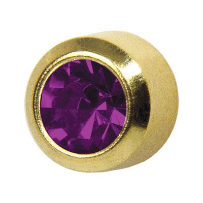 Medico ear studs, yellow