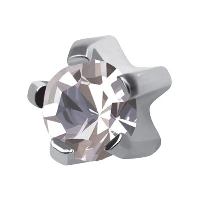 Medico ear studs, white