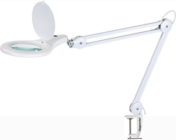 Lampada LED con lente d´ingrandimento Ø 125 mm