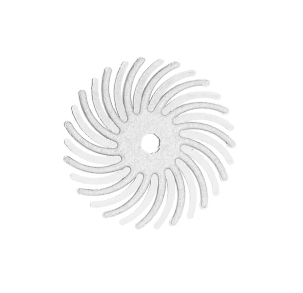 Dedeco Sunburst disc Ø 16 mm white Dedeco Sunburst disc Ø 16 mm white