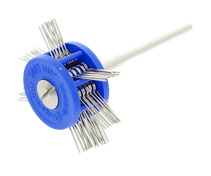 Spazzola per satinare blu