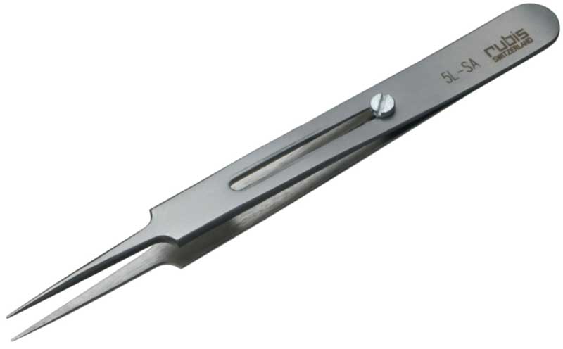 Rubis tweezer antimagnetic no. 5L