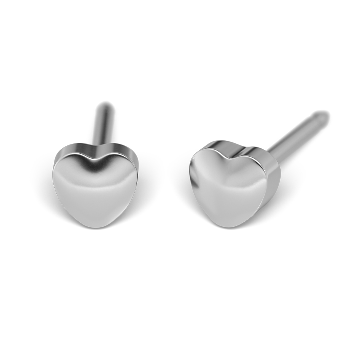 System 75 ear studs, white