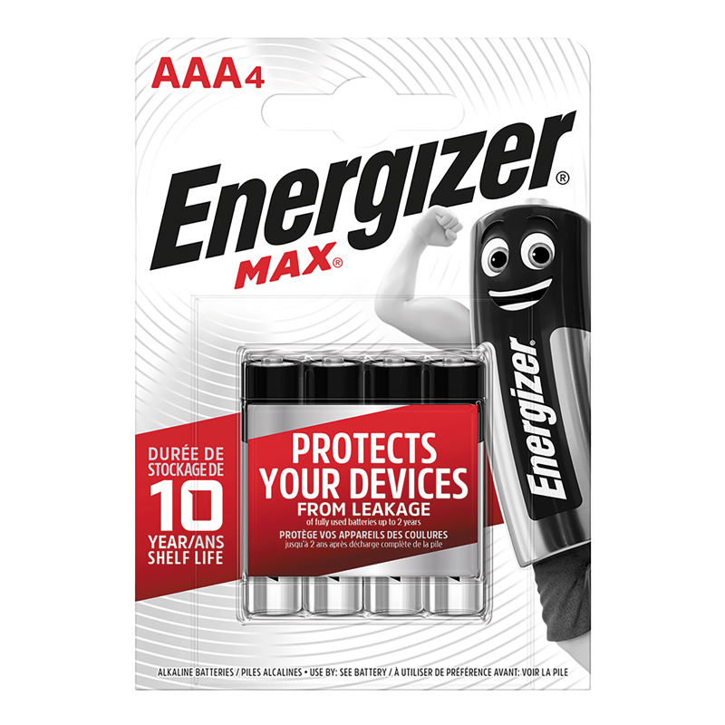 Batterie alcaline ENERGIZER MAX Micro LR03 - AAA - L03