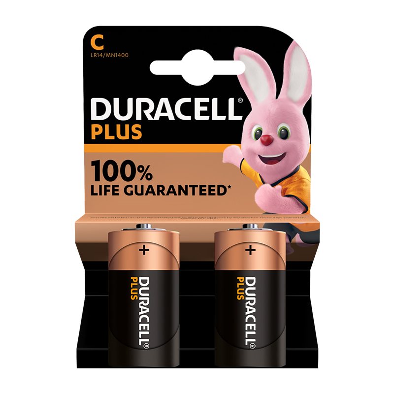 Duracell Plus Baby Alkaline