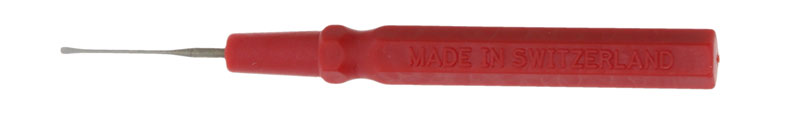 Oliatore rosso con punta larga