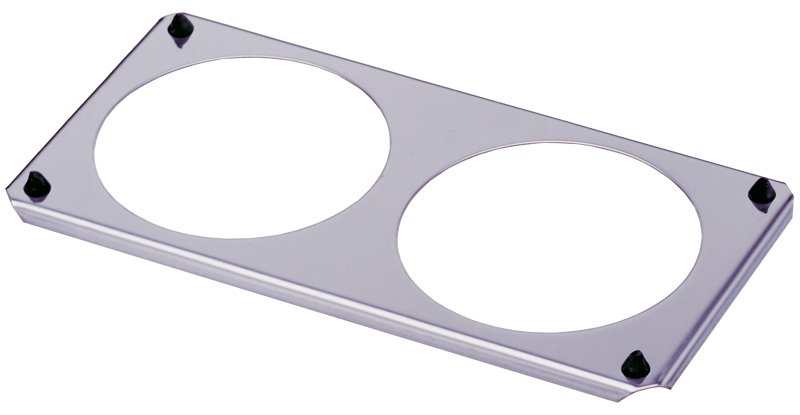 Stainless steel cover for 2 glass beaker with rubber ring for Elmasonic 10