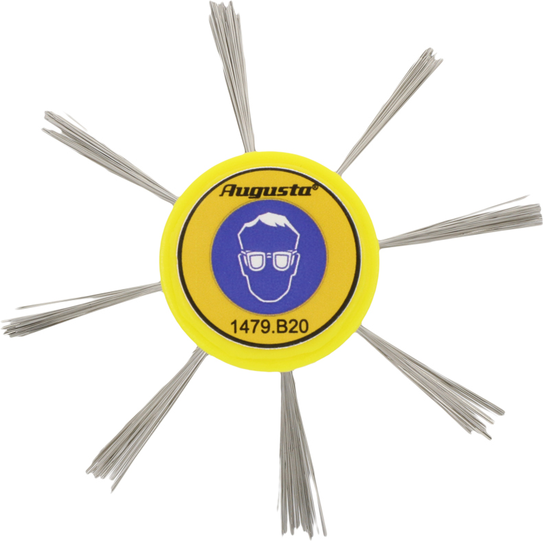 Spazzola per satinare gialla